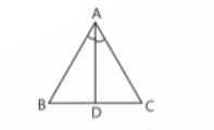 Triangle ABC with angle bisector AD