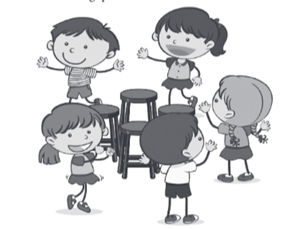 CBSE Class 10 Maths Probability — Musical chair game case study showing 3-minute interval for stopping music