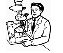 Pathology lab culture test illustration